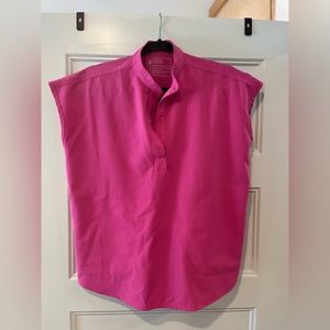 Figs Rafaela Oversized Scrub Top XS Electric Orchid